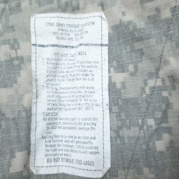 Army Combat Uniform Shirt Coat Military ACU Digital Camo Mens Sz Small - Picture 4 of 7